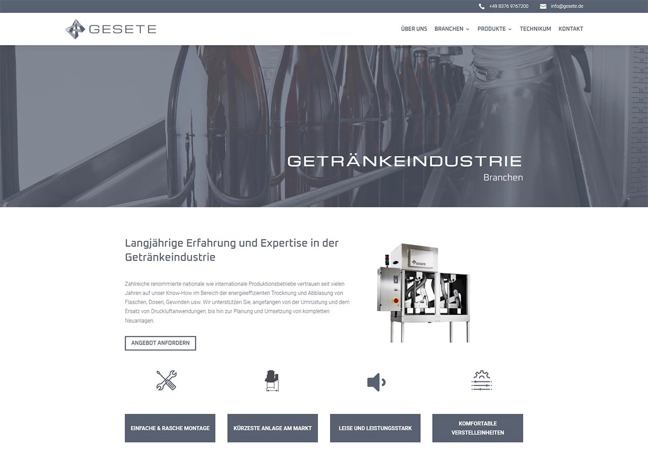 Umsetzung Webdesign - Gesete - Deutschland
